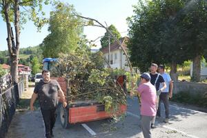 Vranešani organizovali čišćenje mjesnog centra Pavino Polje i...
