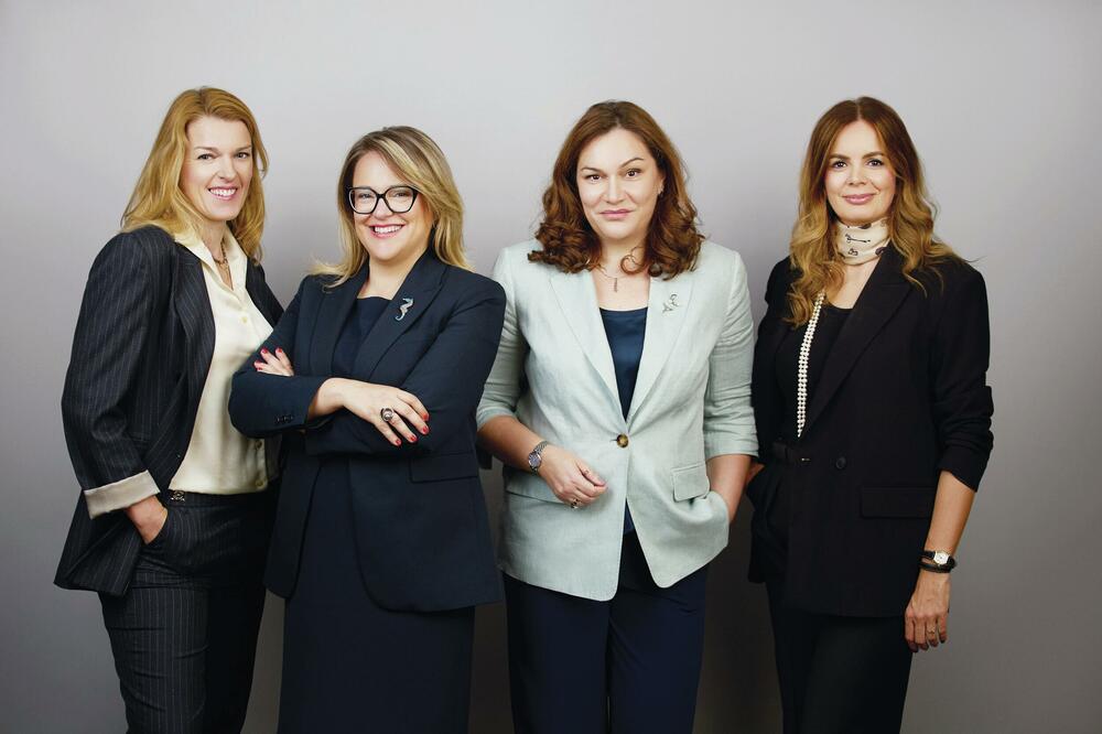 Marija Živković, Alma Karađuzović Đinđinović, Lana Vukmirović Mišić i Amra Ademović, Foto: Dadarin