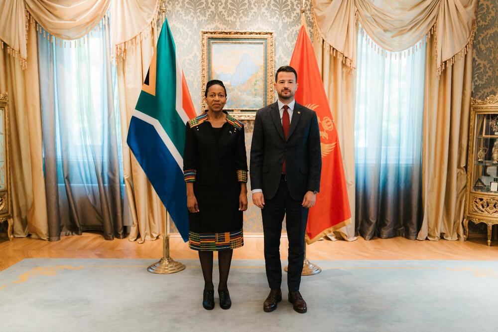 Milatović sa ambasadorkom Južnoafričke republike