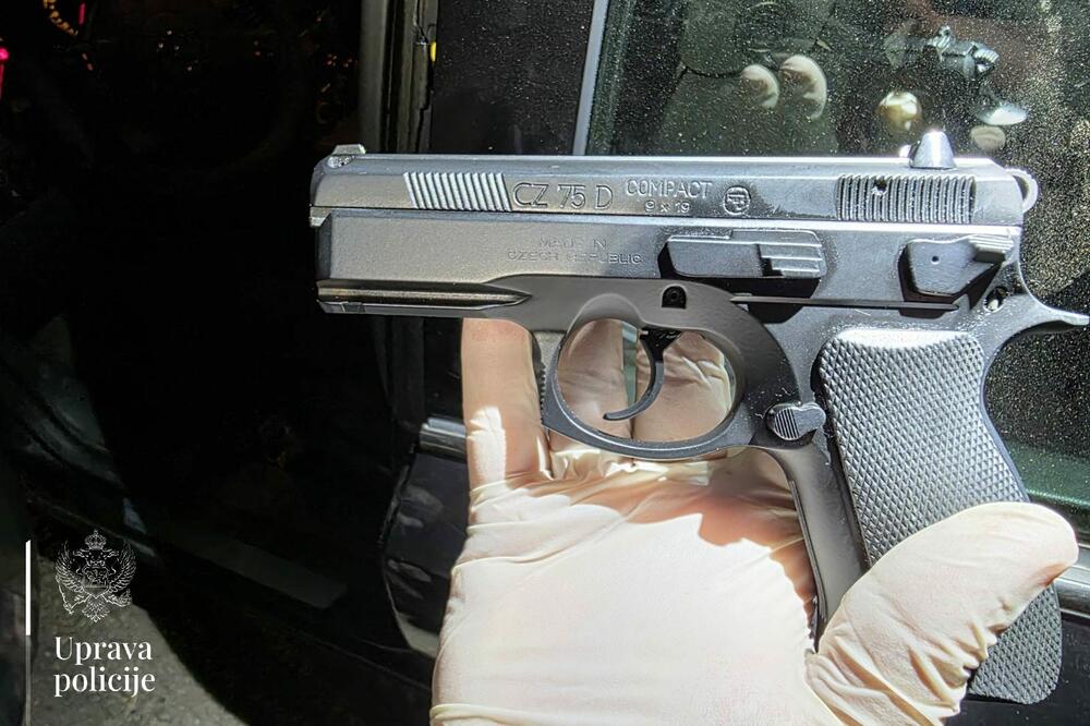Jedan od oduzetih pištolja, Foto: Uprava policije