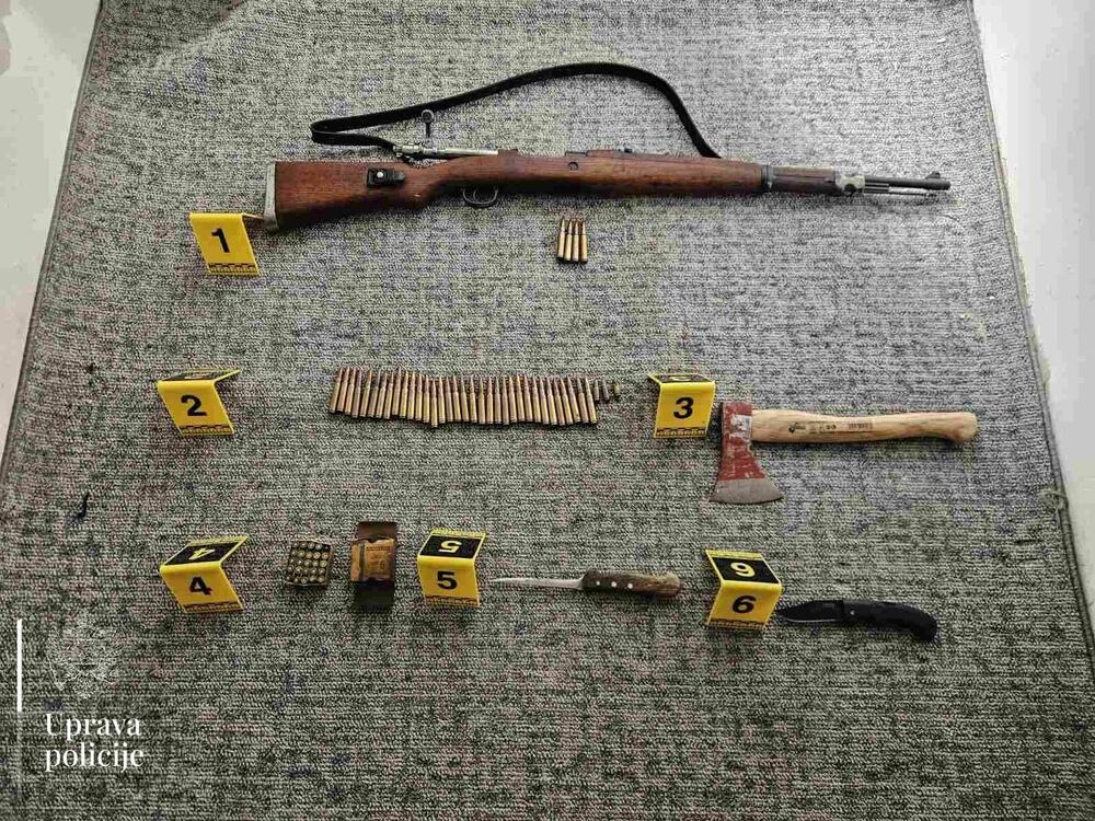 Danilovgrad: Uhapšena jedna osoba, pronađena puška i municija u...