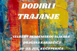 Izložba Dragana Karadžića u Kući Pekića, u Šavniku