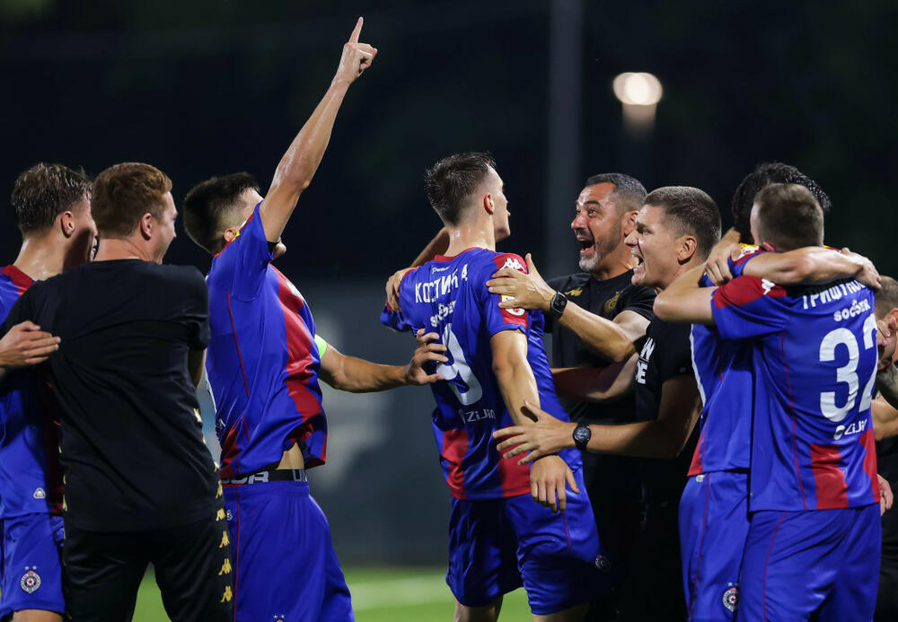 Andrej Kostić dosegel prvenec za Partizan in se spomnil Delibašića