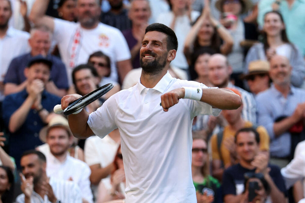 Đoković na Vimbldonu, Foto: Reuters