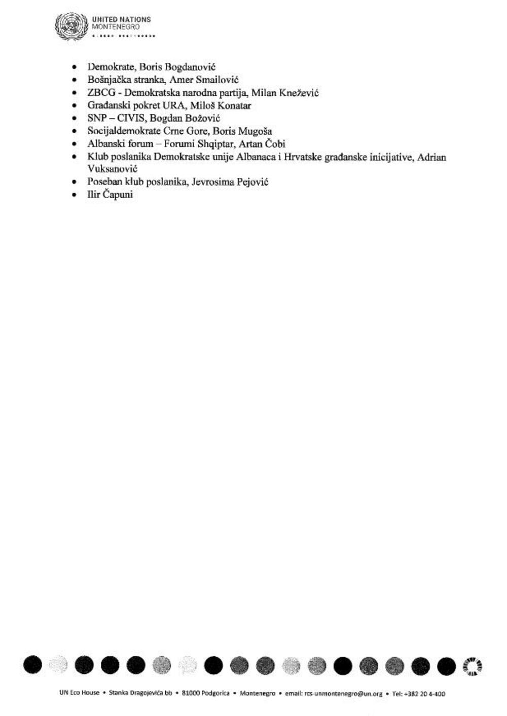 <p>Dokument, u koji su "Vijesti" imale uvid, izražava zabrinutost zbog mogućnosti da predloženi amandmani nisu kompatibilni s članom 21 o mirnom okupljanju koji garantuje Međunarodni pakt o građanskim i političkim pravima (ICCPR)</p>