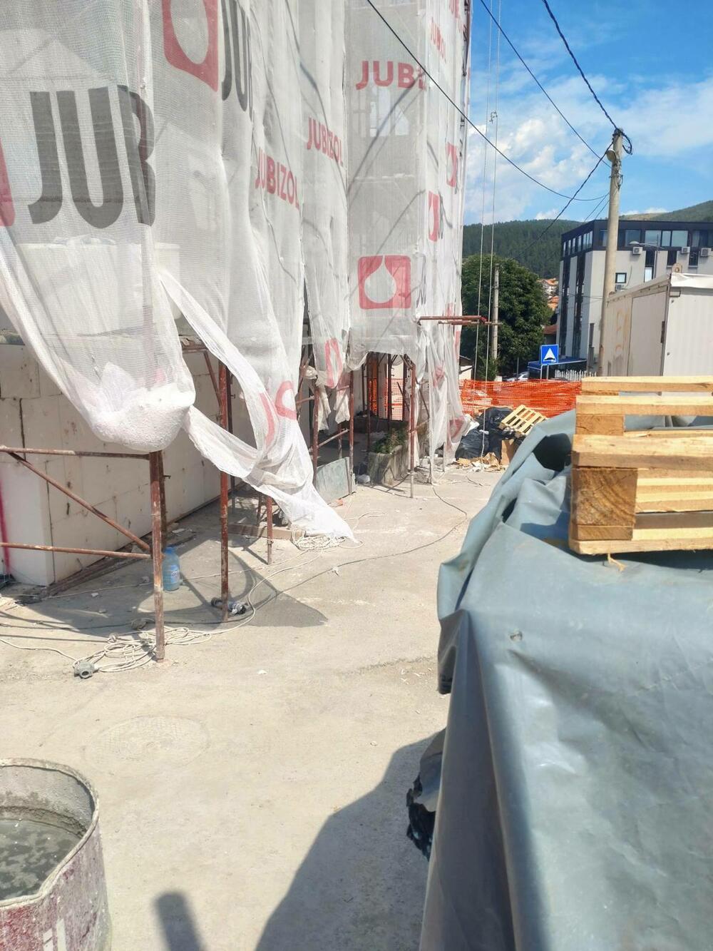 Radovi na zgradi “Trepča” u Pljevljima