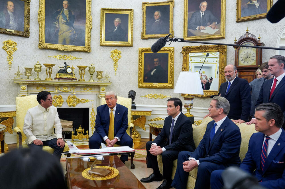 Sa sastanka Markosa i Trampa, Foto: Reuters