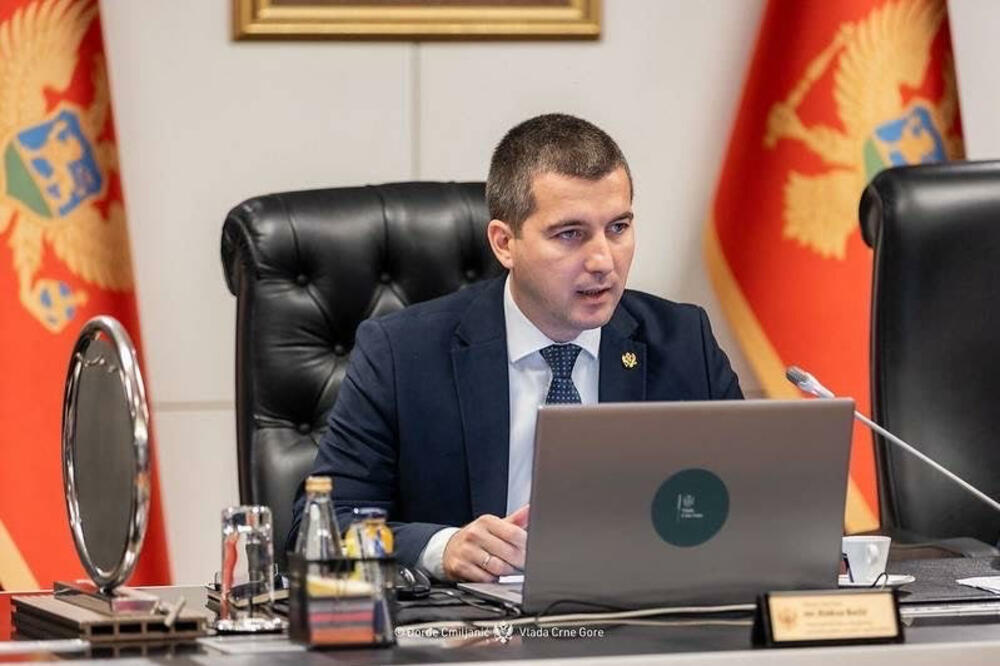 Aleksa Bečić, Foto: Kabinet potpredsjednika Vlade za bezbjednost, odbranu, borbu protiv kriminala i unutrašnju politiku