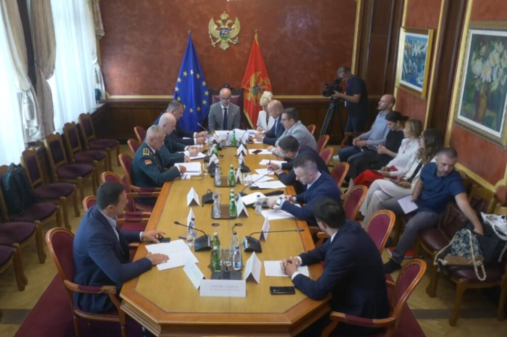 Sa sjednice Odbora za bezbjednost i odbranu, Foto: Screenshot/YouTube/Skuština Crne Gore