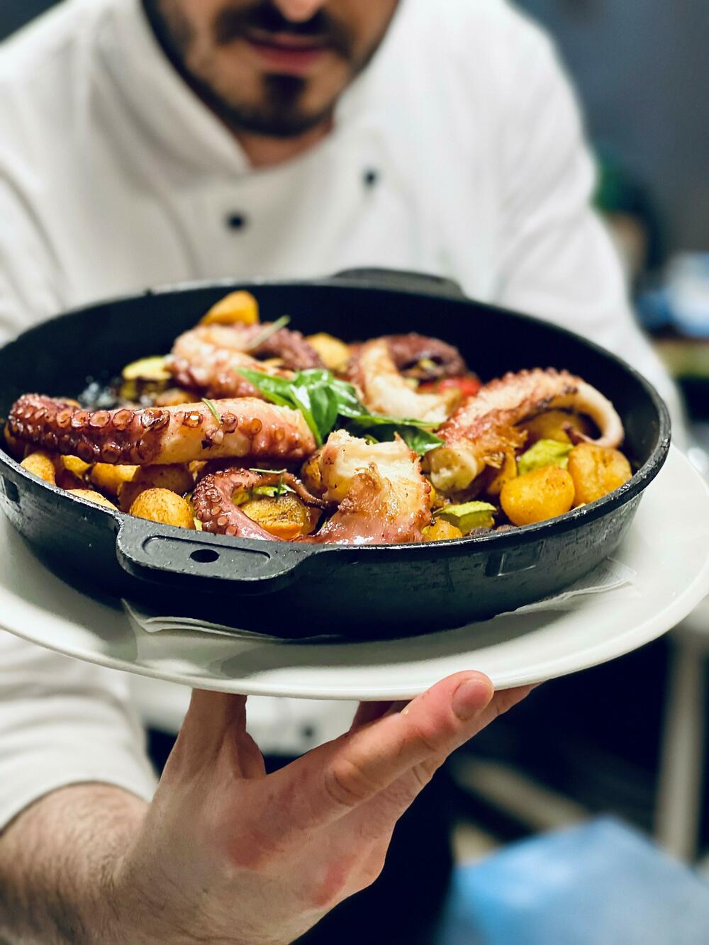 Signature dish from Marea’s kitchen 