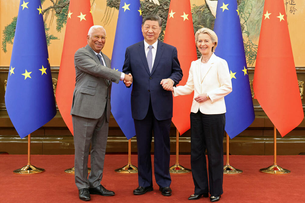 Kineski predsjednik sa liderima EU u Pekingu, Foto: Reuters