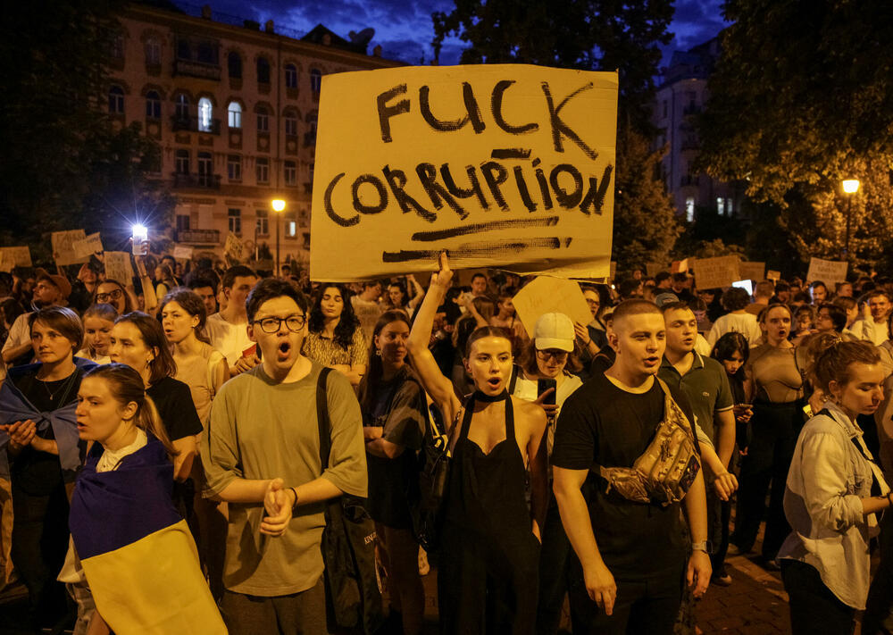 Sa protesta protiv novog zakona u Kijevu u utorak