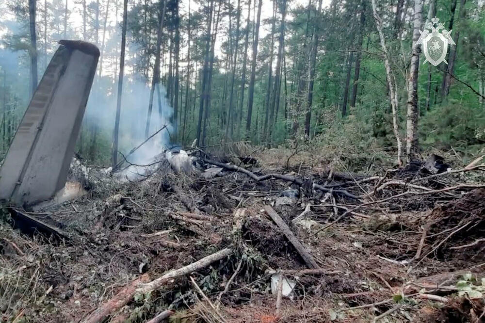 Ostaci “antonova” blizu Tinde u Amurskoj oblasti, Foto: Rojters