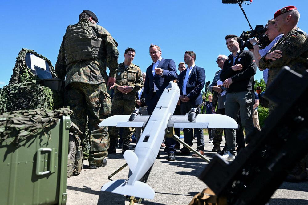 Boris Pistorijus u posjeti laboratoriji za inovacije Bundesvera, Foto: REUTERS