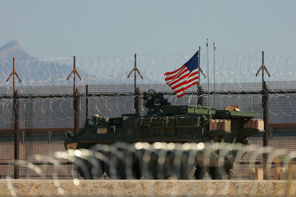 Pentagon: Angažovano 1.700 vojnika za pomoć u kontroli imigracije