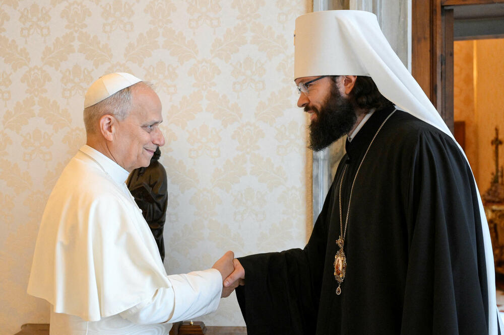 Papa Lav i mitropolit Antonije, Foto: REUTERS