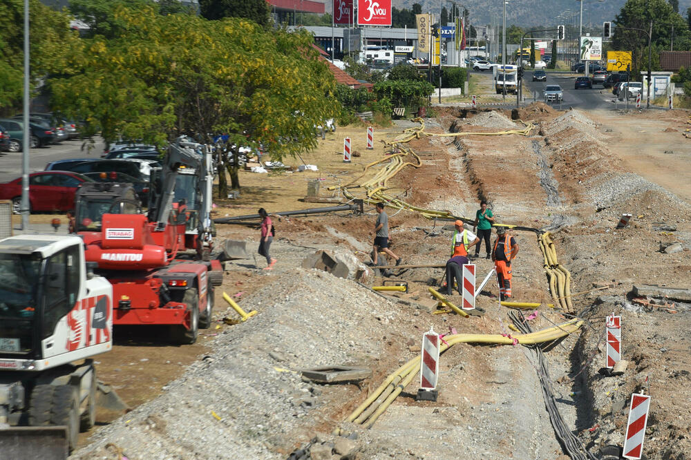 Trenutno stanje na gradilištu: Ulica Vojislavljevića, Foto: Boris Pejović