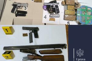 U Petnjici i Mojkovcu zaplijenjeno pet komada oružja i preko 100...