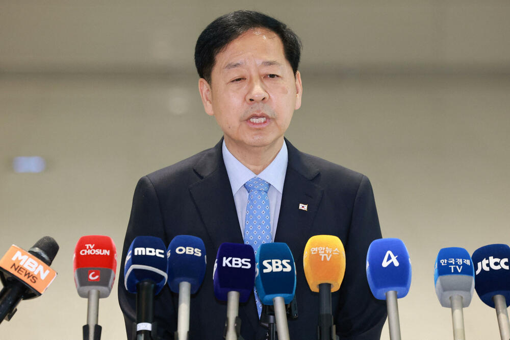 Ministar finansija Južne Koreje Ku Jun-čeol, Foto: Rojters