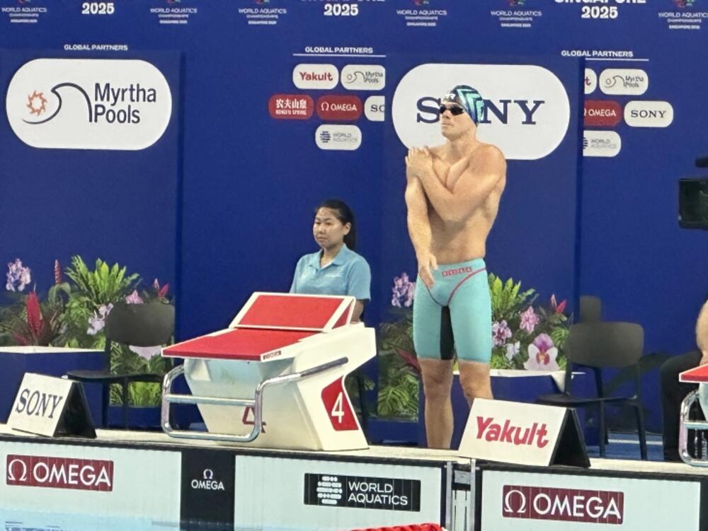 Miloš Milenković z novim državnim rekordom v malih bazenih