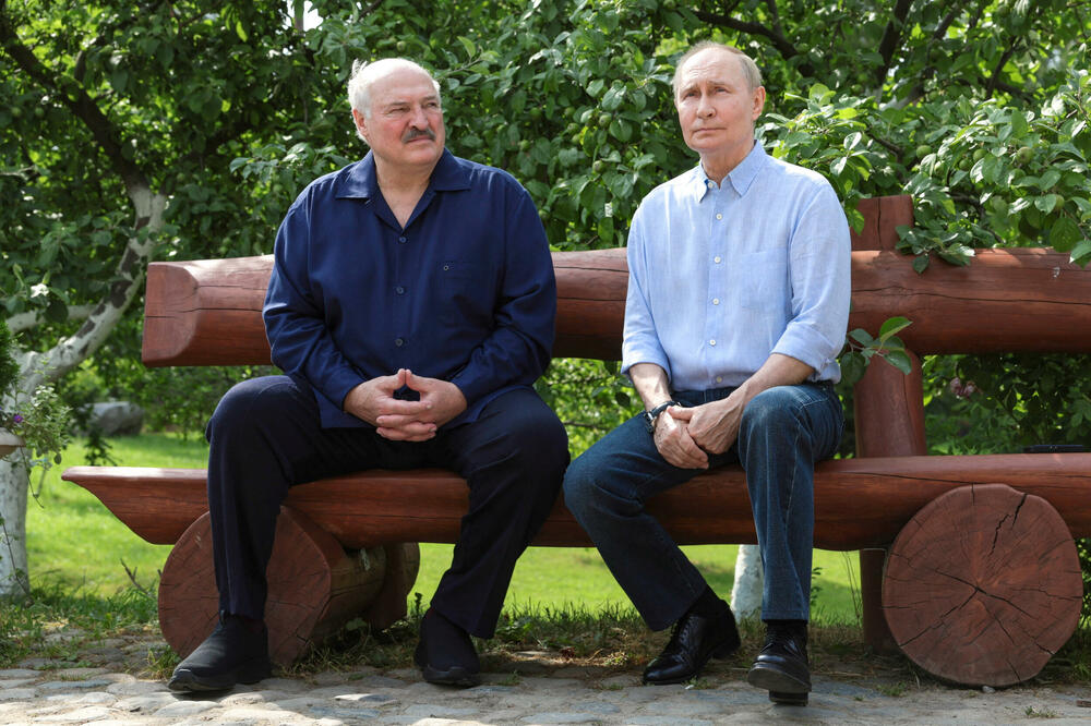 Lukašenko i Putin, Foto: Reuters