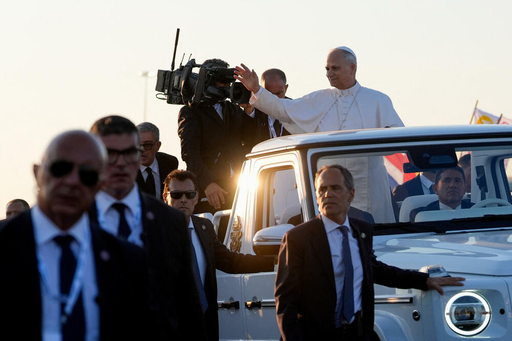 Papa maše vjernicima u Rimu, Foto: REUTERS