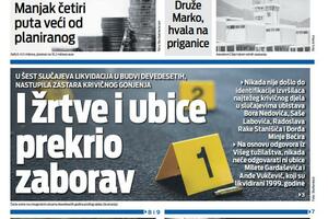 Naslovna strana "Vijesti" za 5. avgust 2025.