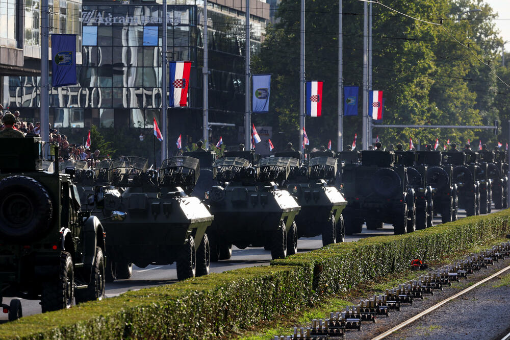 Detalj sa proslave godišnjice Oluje u Zagrebu 31. jula, Foto: REUTERS