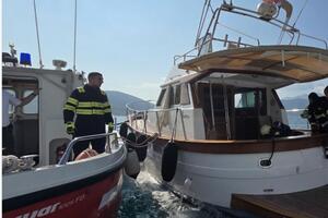 UPSUL: Ugašen požar na plovilu kod ostrva Cvijeća, jedna osoba...