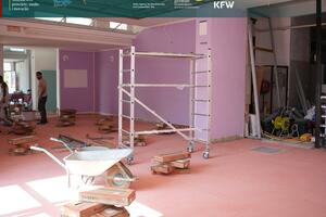 Budva: Počela adaptacija prostora za nastavu u SMŠ "Danilo Kiš"