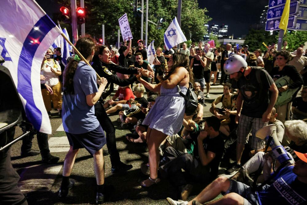 Protesti u Tel Avivu sa zahtjevom za oslobađanje talaca i okončanje rata
