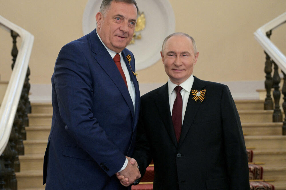 Dodik i Putin, Foto: Reuters