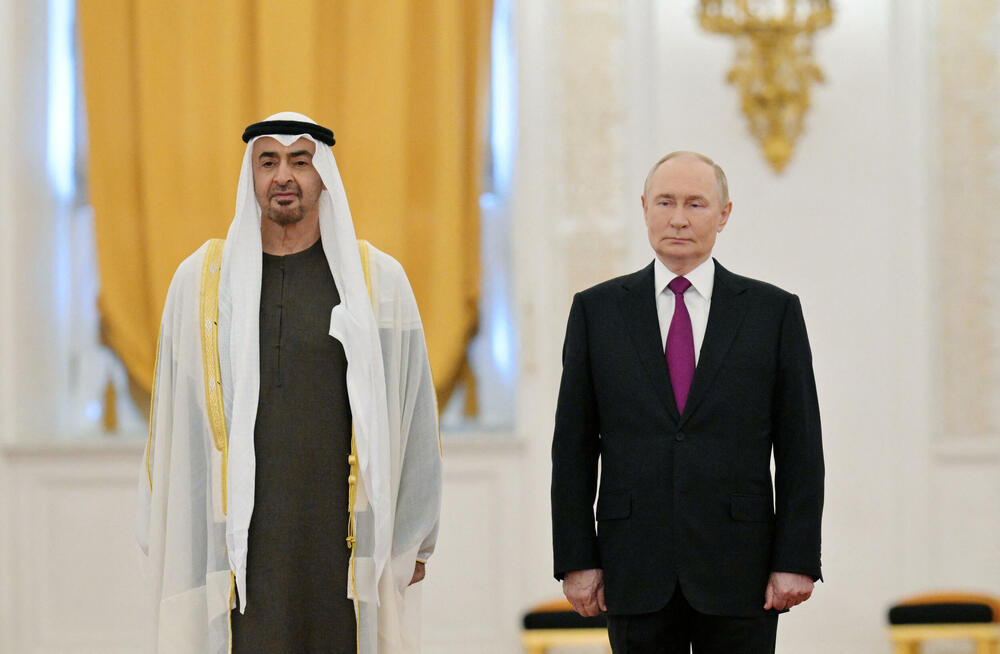 Putin sa Šeikom Mohamedom bin Zajedom el Nahjanom