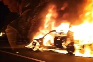 Zapalio se automobil u Buljarici, nema povrijeđenih