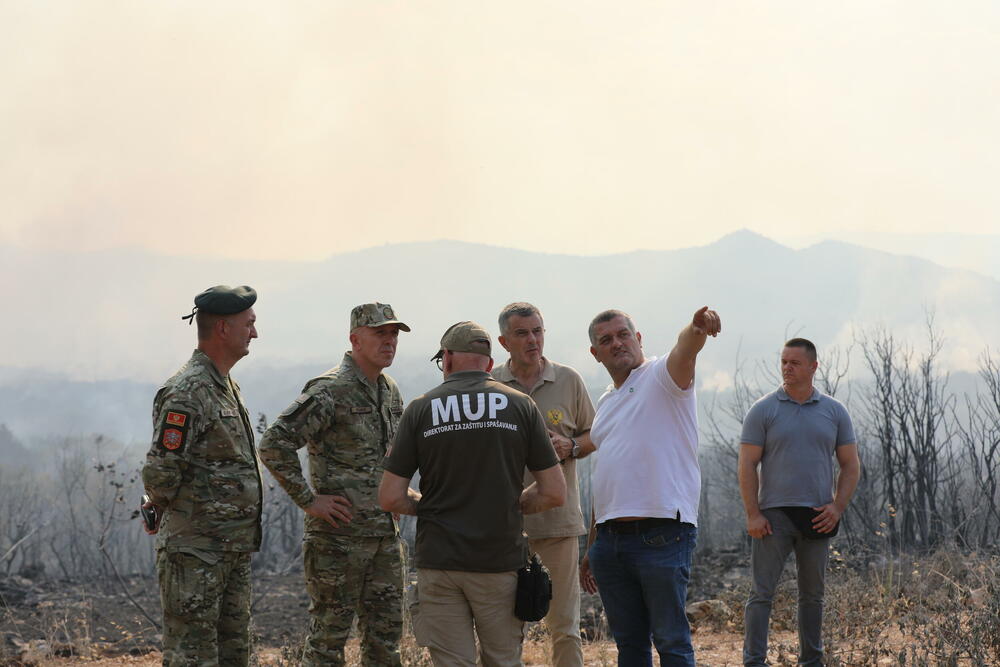 <p>Vojska pruža podršku sa kopna i iz vazduha, angažujući helikopterske kapacitete, specijalizovana vozila, kao i desetine obučenih pripadnika i pripadnica opremljenih za gašenje požara na nepristupačnom terenu</p>