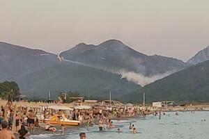 Stigao kanader iz Italije, gasi požare u Čanju i Buljarici