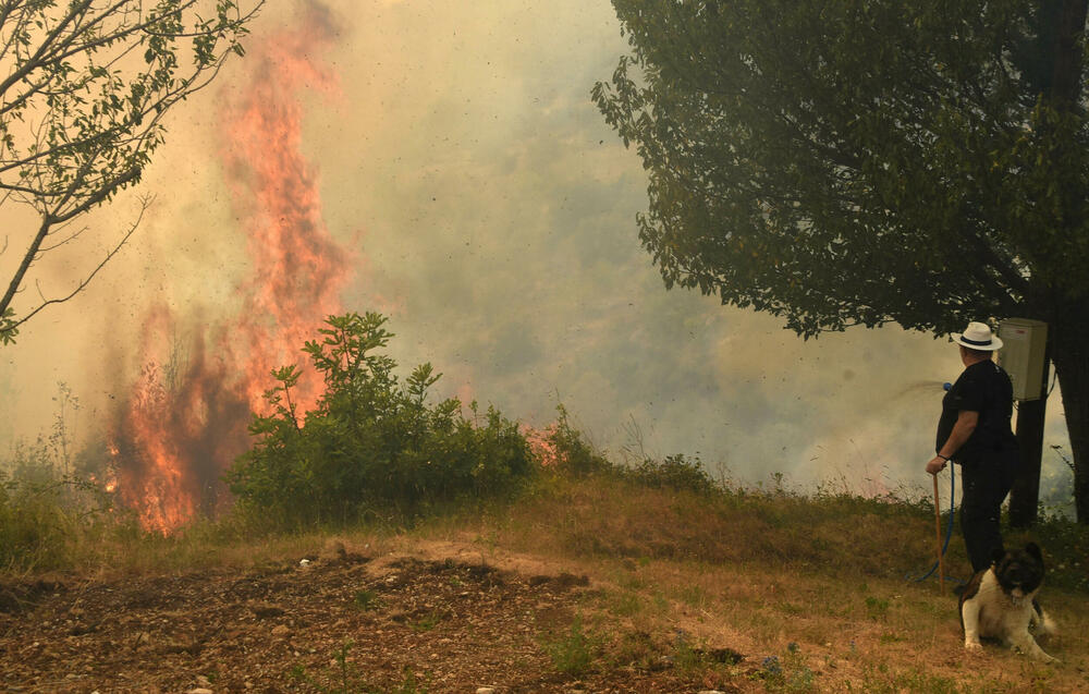<p>Požari haraju širom države, pomoć stiže iz regiona i Evrope, ali vatra i dalje prijeti naseljima i prirodi</p>  <p>“Kad legnemo da se odmorimo, to nije pravi san, spavamo s jednim okom otvorenim, jer znamo da svakog časa može stići poziv. Umorni smo, ali nema odmora”, ispričao je “Vijestima” jedan od vatrogasaca</p>