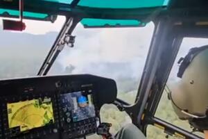 Helikopter iz Mađarske gasio vatru u Danilovgradu