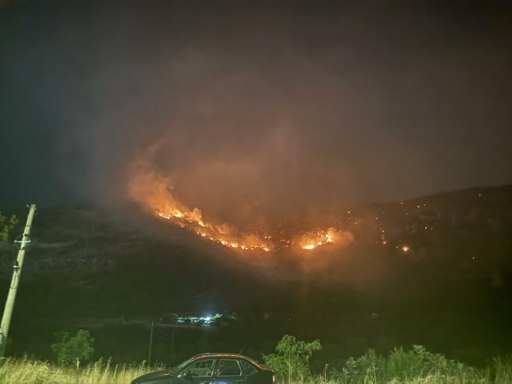  Požar u Donjim Mrkama večeras