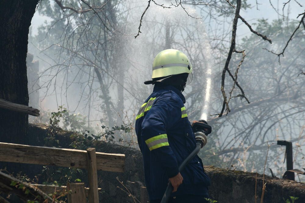 Vatrogasci u Tuzima, Foto: Boris Pejović