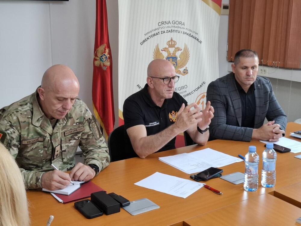 Operativni štab za zaščito in reševanje v Črni gori ocenil, da sistem deluje usklajeno