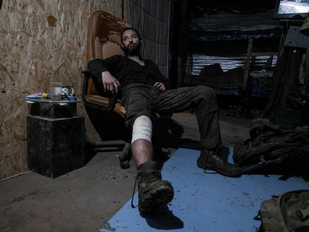 Ukrajinski vojnik na ratištu u Donjeckoj oblasti.