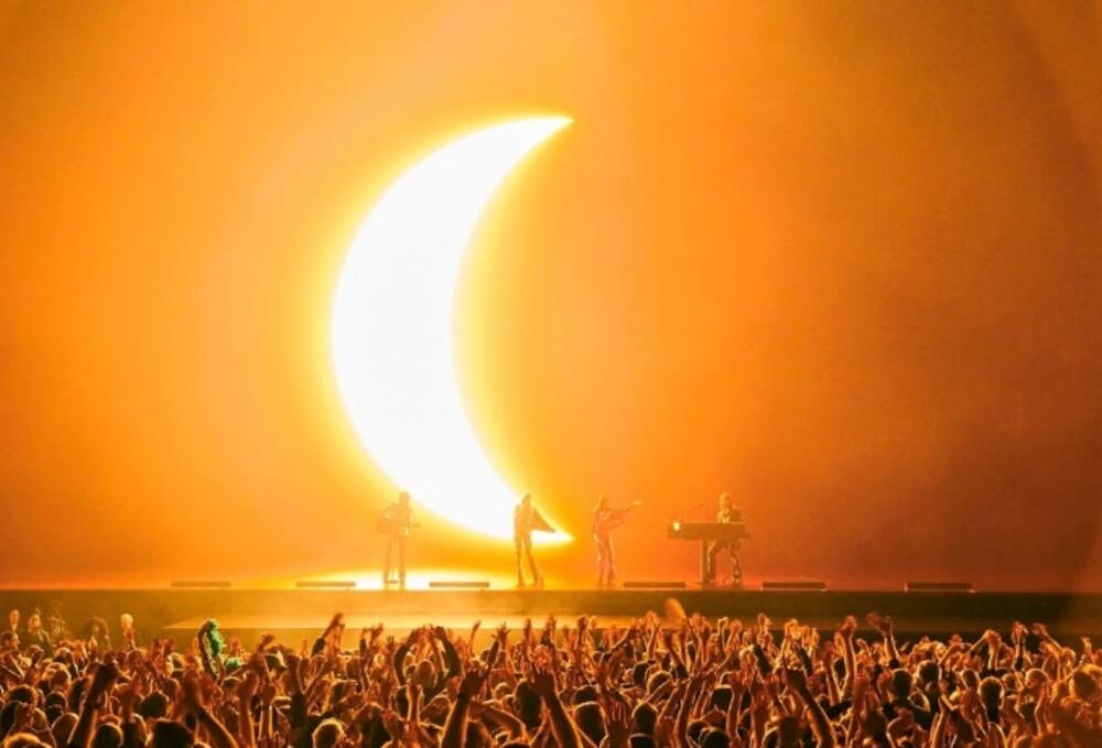 Detalj sa Abba Voyage koncerta