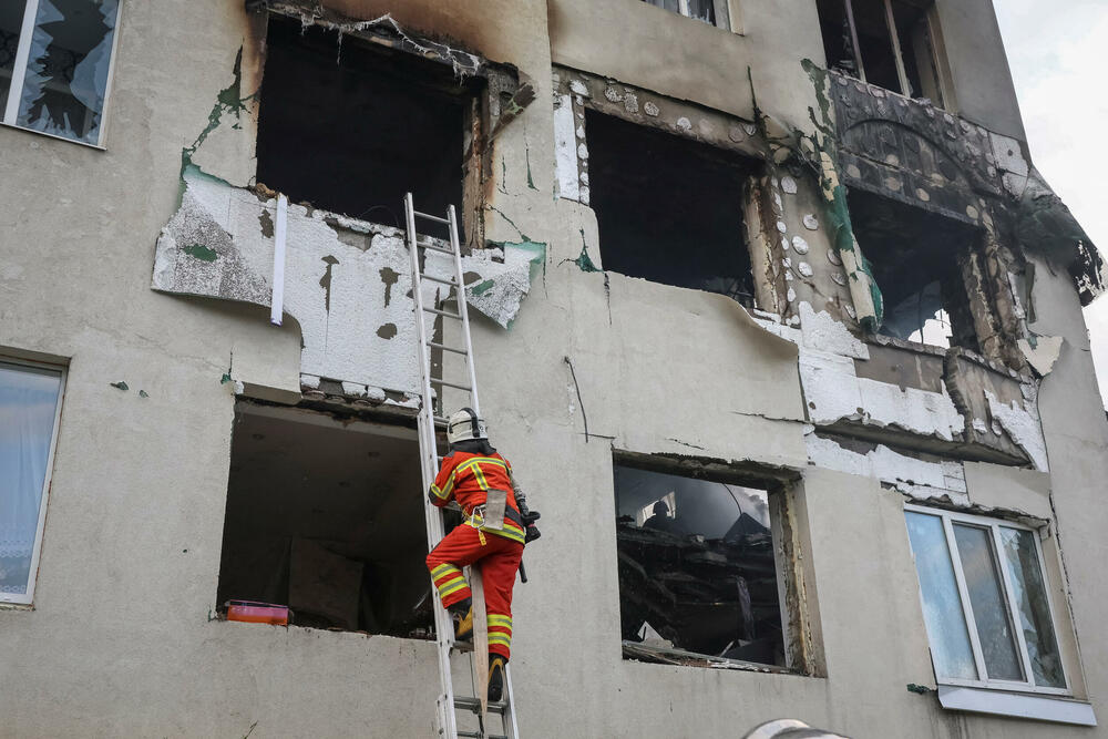 <p>Harkov, na sjeveroistoku Ukrajine blizu granice s Rusijom, od početka ruske invazije u februaru 2022. redovno je meta ruskih raketnih i dron-napada</p>