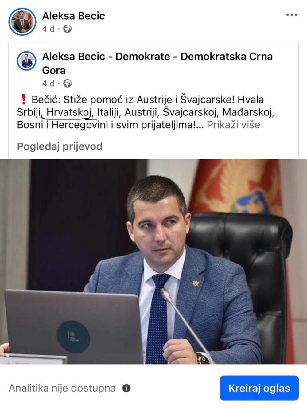 <p>"On nije prijatelj Crne Gore, nego Đukanovićev potrčko i propali pjevač, spreman da za par stotina eura ponavlja ono što mu gazda naredi", kazao je poslanik Demokrata</p>