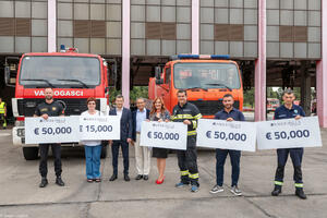 "Eagle Hills Montenegro" donirao 215.000 eura vatrogascima...