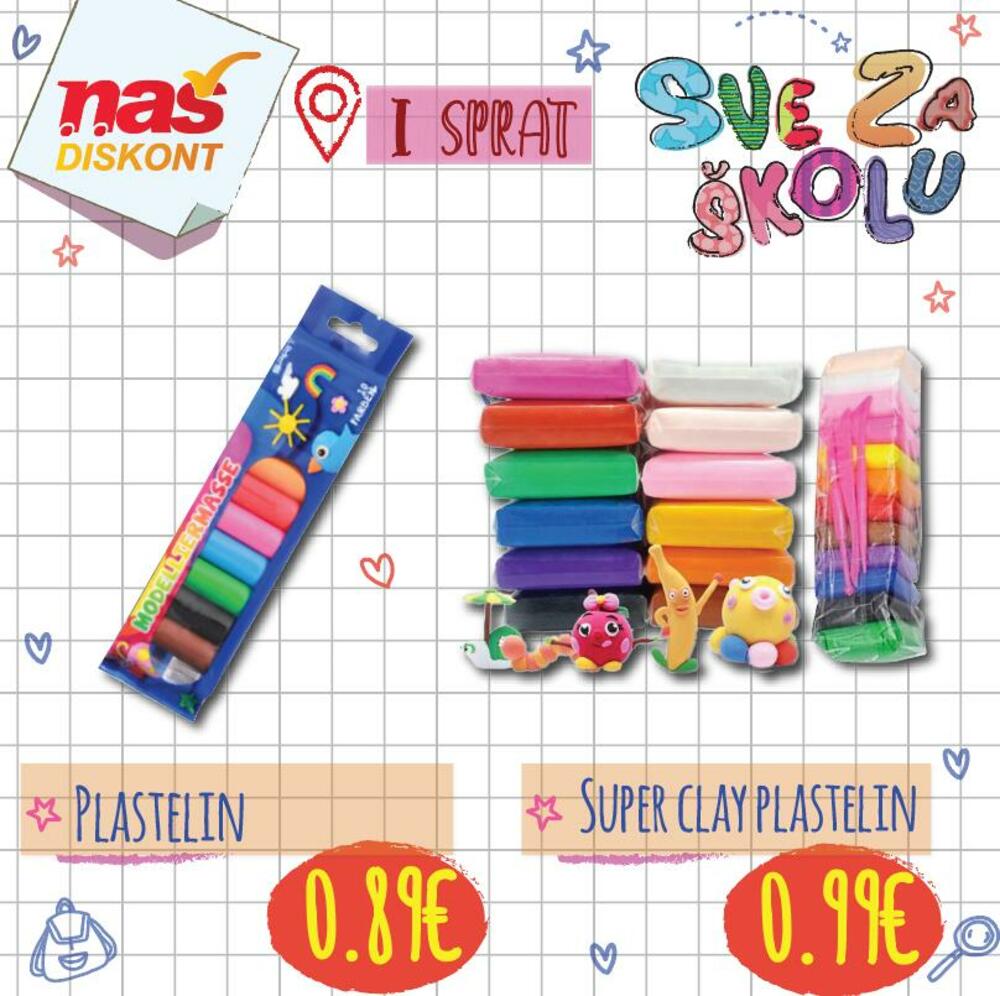 <p>Dragi đaci, ponovo sa vama u nove školske pobjede! Pripremili smo sjajnu ponudu i tradicionalno najpovoljnije cijene.</p>