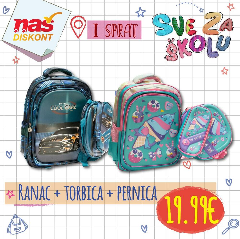 <p>Dragi đaci, ponovo sa vama u nove školske pobjede! Pripremili smo sjajnu ponudu i tradicionalno najpovoljnije cijene.</p>