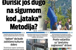 Naslovna strana "Vijesti" za 20 avgust 2025.