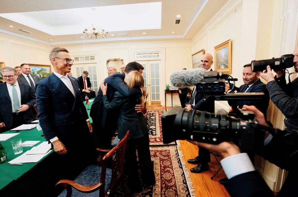 Stub sa evropskim liderima u Vašingtonu uoči sastanka sa Trampom 18. avgusta